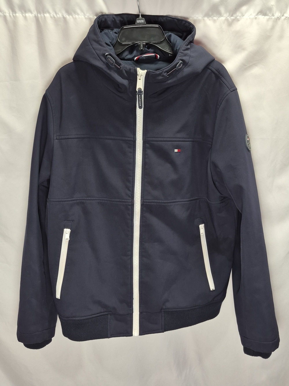 Tommy Hilfiger Men's Navy Hooded Jacket